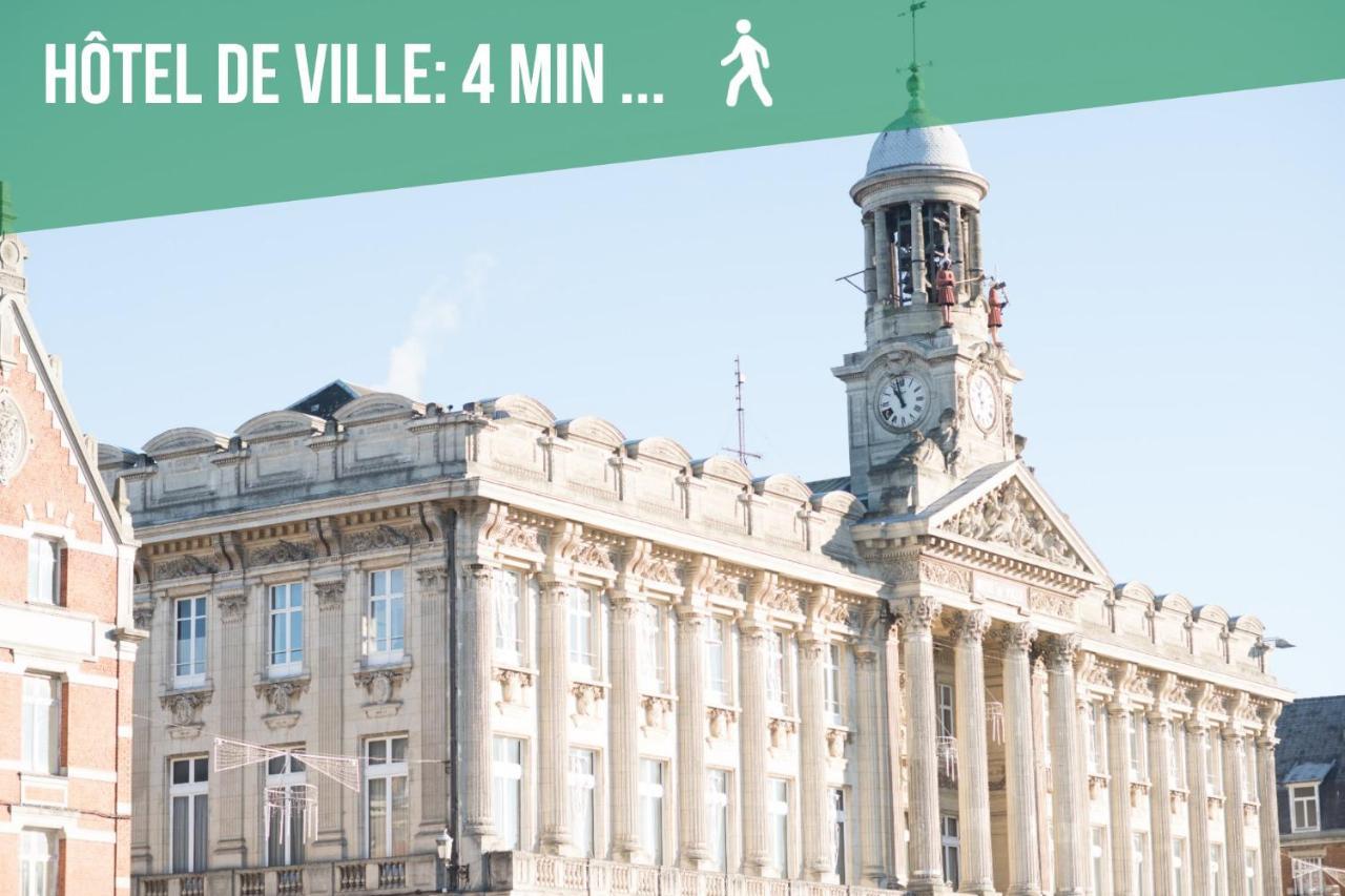 Ferienwohnung *Maison Bel-Etage-Netflix-Wifi-Coeur De Ville* Cambrai Exterior foto